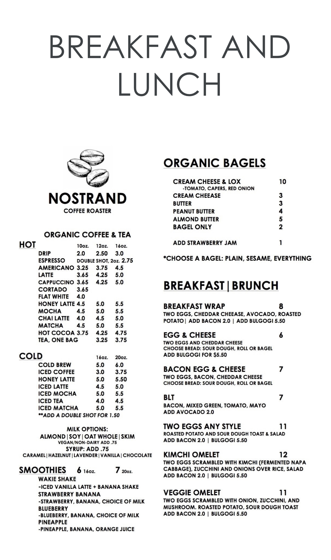 Nostrand Coffee Roaster — café photo 1
