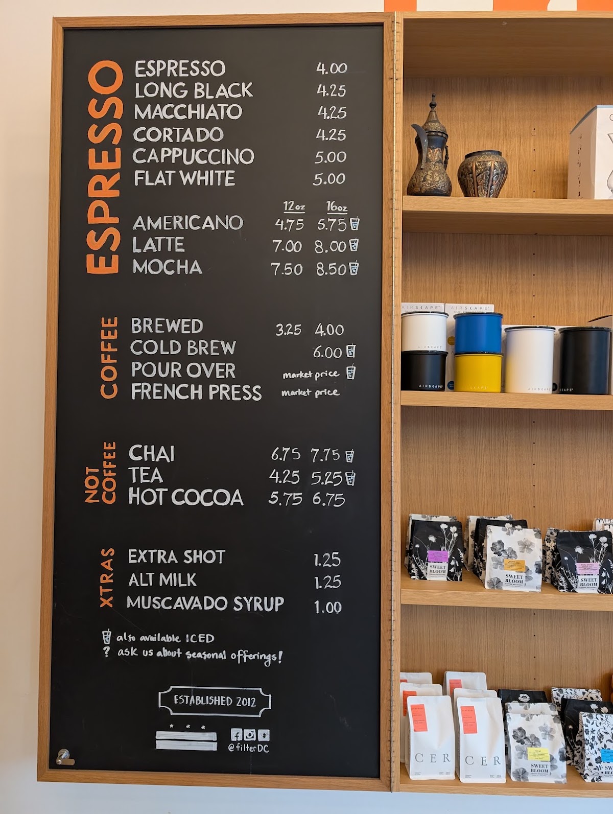 Bourbon Coffee Foggy Bottom — café photo 6