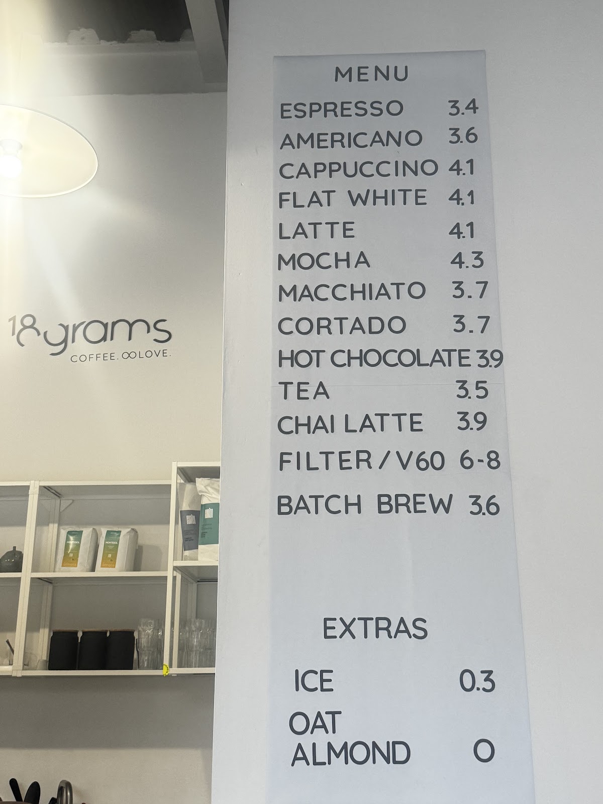 18Grams Coffee. ∞ Love. — café photo 6